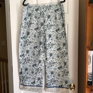 J.Crew floral pajama pants - size L